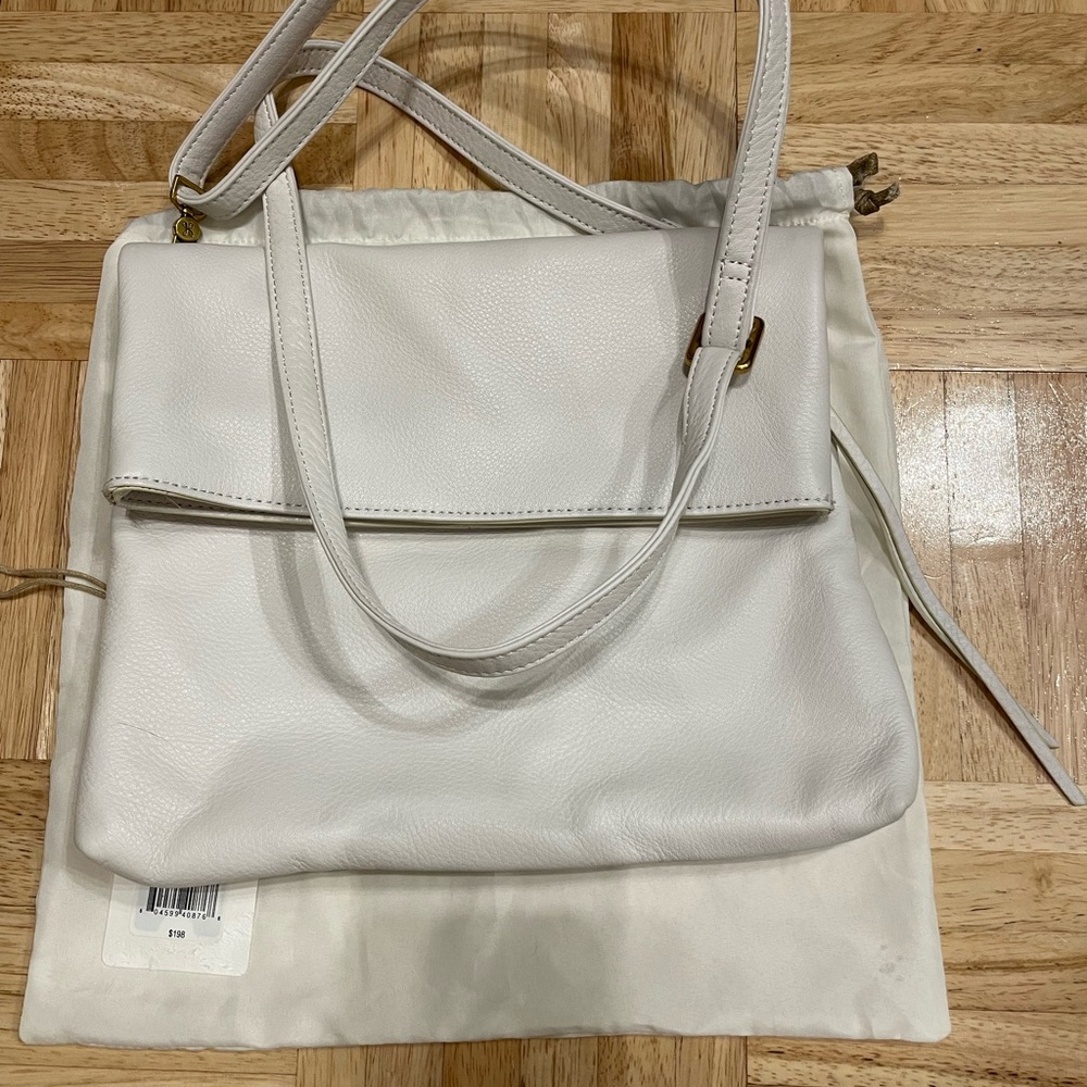 Hobo draft White Leather Shoulder Bag